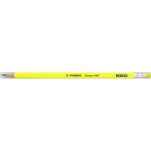Grafit ceruza STABILO neon sárga radíros 4907
