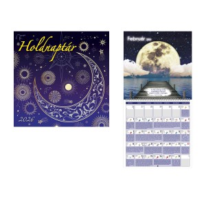 Falinaptár spirálos 30x60 2026  HOLDNAPTÁR  T097-01