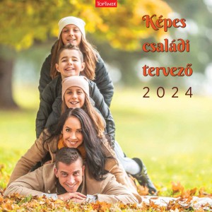 Falinaptár lemez 29X58 2024  CSALÁDI TERVEZŐNAPTÁR  T098-004