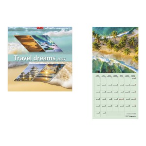 Falinapt&aacute;r lemez 29x58 2027  TRAVEL DREAMS  T9800-26A