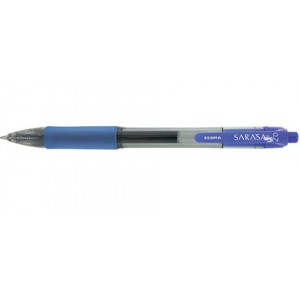 Zseléstoll ZEBRA Sarasa  nyomógombos 0,7mm   kék