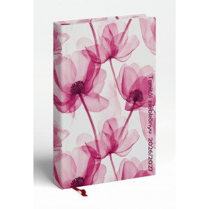 Tan&iacute;t&oacute;i zsebk&ouml;nyv REAL S 20262027 f&oacute;li&aacute;zott pap&iacute;r - szirmok 60