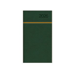 Zsebnaptár álló  TOPTIMER Y035 2026 YOUNG zöld-narancs