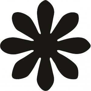Lyukasztó HEYDA dekorációs nagy 2,5cm Virág motívum  203687500