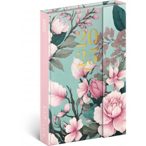 Heti agenda  REALSYSTEM  B6 2025 MAGNETIC Pink bloom