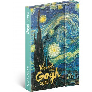 Heti agenda  REALSYSTEM  B6 2025 MAGNETIC Vincent van Gogh