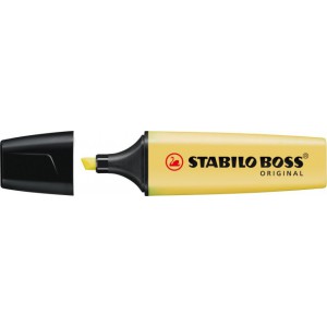 Szövegkiemelő STABILO Boss Original  70144 vágott végű 2-5mm  pasztell vanília