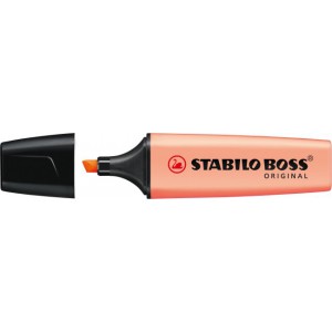 Szövegkiemelő STABILO Boss Original  70126 vágott végű 2-5mm  pasztell barack