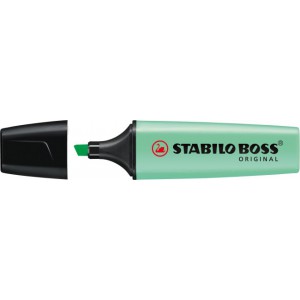 Szövegkiemelő STABILO Boss Original  70116 vágott végű 2-5mm  pasztell menta