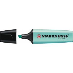 Szövegkiemelő STABILO Boss Original  70113 vágott végű 2-5mm  pasztell világos türkiz