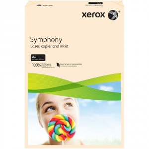 Sz.fénymásolópapír XEROX SYMPHONY A4 80g 500ívcsg pasztell közép krém  3R96043