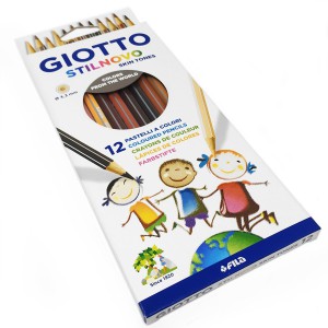 Színes ceruza 12klt GIOTTO Stilnovo Skin Tones bőrtónusú 257400
