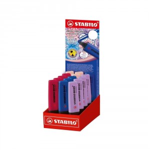 Sz&ouml;vegkiemelő 15display STABILO Boss NC Wildflower Edition 2-5mm v&aacute;gott v&eacute;gű  7015-6