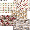 Díszcsomagoló ARGUS (70x100) tekercses ofszet karácsonyi mintás (2ív/tek) 80 tek/displ. 0921-002,008,0009,0010,0011,012