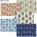 Díszcsomagoló ARGUS (70x100) tekercses ofszet karácsonyi mintás (2ív/tek) 80 tek/displ. 0921-002,008,0009,0010,0011,012