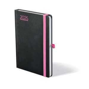 Heti agenda TOPTIMER  N012 B6 2025 NERO N-00E pink