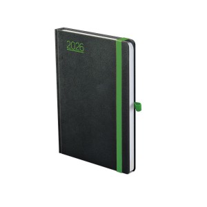 Heti agenda TOPTIMER  N012 B6 2026 NERO N-006 zöld