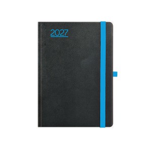 Heti agenda TOPTIMER  N015 A5 2027 NERO N-004 k&eacute;k