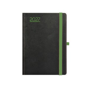 Heti agenda TOPTIMER  N015 A5 2027 NERO N-006 z&ouml;ld