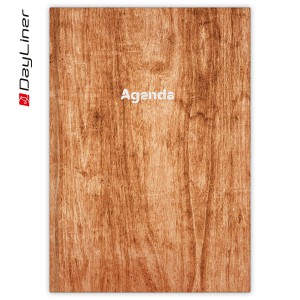 Napi agenda A5 2025 COLORS  Wood