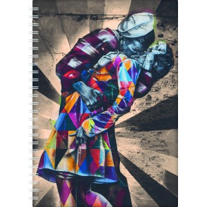 Heti agenda A5  2027 INSPIRAL Graffiti