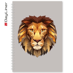 Heti agenda A5  2025 INSPIRAL Lion