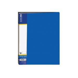 Iratvédő mappa ECONOMIX A4 40 lapos PP kék E30604-02