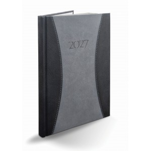 Heti agenda REALSYSTEM B5  2027  PREMIUM A sz&uuml;rke