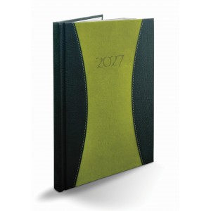 Heti agenda REALSYSTEM B5  2027  PREMIUM A  z&ouml;ld