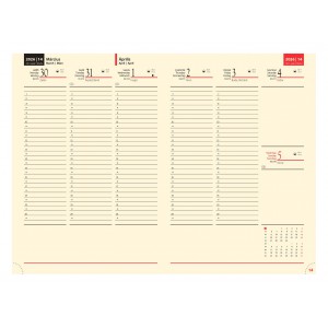 Heti agenda REALSYSTEM B5  2026  PREMIUM A  kék