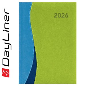 Napi agenda   A5  2026  DUBAI kék-zöld