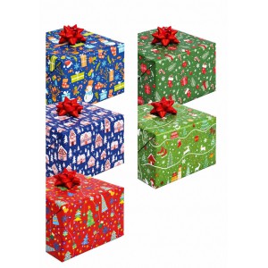 D&iacute;szcsomagol&oacute; POLMAK 70x200 60g tekercses kar&aacute;csonyi gyerek mint&aacute;s  P2_GW15