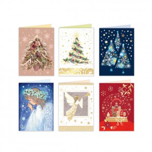 Ajándékkísérő ARGUS karácsonyi 1361-8137 Fenyőfa, angyalka mix 120 db-os 61-6129-34-ig