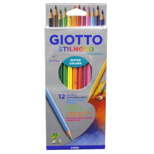 Színes ceruza 12klt GIOTTO Stilnovo aquarell  255700