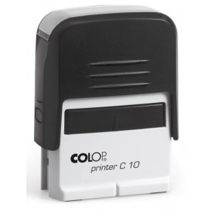Bélyegzőház COLOP Printer C10  fekete ház kék párnával