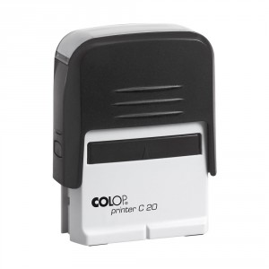 Bélyegzőház COLOP Printer C20 fekete ház kék párnával