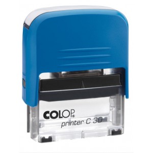 Bélyegzőház COLOP Printer C30 kék ház kék párnával