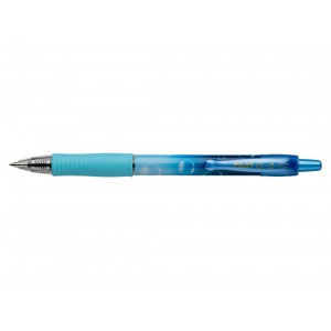 Zselés toll PILOT G2 BUBBLE 2025 Blue Gradient 0,7mm nyomógombos kék testtinta kék írás
