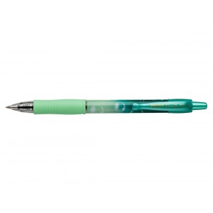Zselés toll PILOT G2 BUBBLE 2025 Green Gradient 0,7mm nyomógombos zöld testtintakék írás