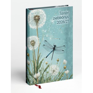 TAN&Aacute;RI zsebk&ouml;nyv REAL S  20262027 mint&aacute;s - pitypang 66