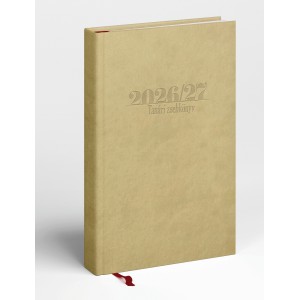 TAN&Aacute;RI zsebk&ouml;nyv REAL S  20262027 egysz&iacute;nű drapp