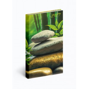 Zsebnapt&aacute;r &aacute;ll&oacute; REALSYSTEM 2027  90x165mm PICTURE medit&aacute;ci&oacute; 63