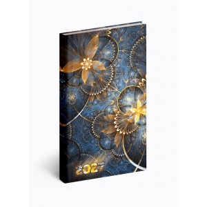Zsebnapt&aacute;r &aacute;ll&oacute; REALSYSTEM 2027  90x165mm PICTURE frakt&aacute;l 65