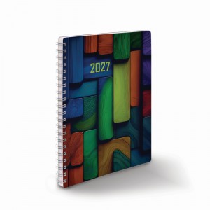 Heti agenda spir&aacute;lozott REALSYSTEM A5  2027  has&aacute;bok 52