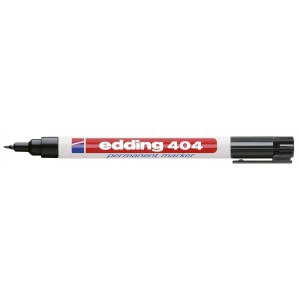 Marker EDDING 404 kerek végű 0,75mm fekete