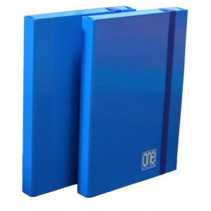 Füzetbox A4 BLASETTI One Color 3cm kék  5738