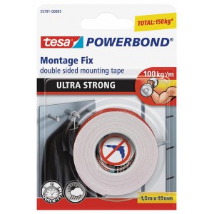 Ragasztószalag TESA Powerbond ultra erős 1,5mx19mm 55791