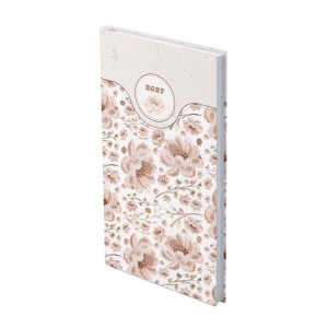 Zsebnapt&aacute;r &aacute;ll&oacute;  TOPTIMER J035 2027 JOY J325 Sanghaj MET&Aacute;L rose gold