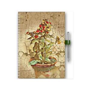 Heti agenda A5  2027 INSPIRAL Bloom