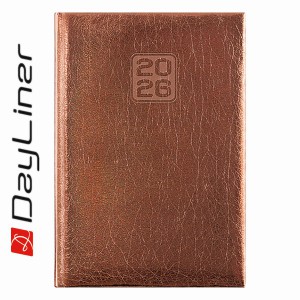 Heti agenda A5 MIRROR MRCB5HE-BR 2026 bronz